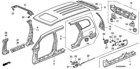 Honda Odyssey Body Parts Diagram | Images and Photos finder