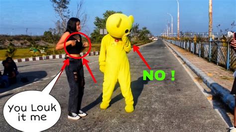 Teddy Bear Best Funny 😋😘 Teddy Girl Prank Cute Teddy Girl Prank