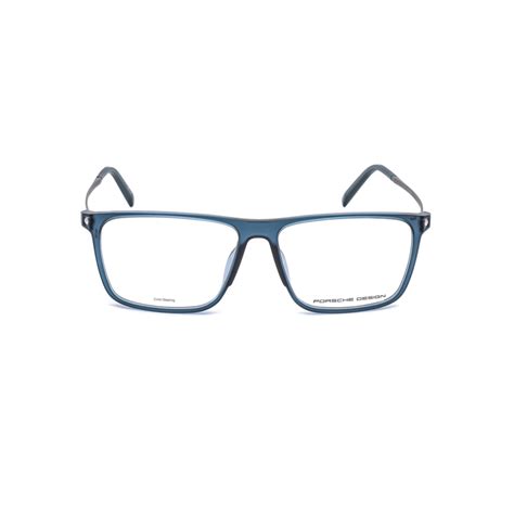 Porsche Design Mens Blue Square Eyeglass Frames 8334 D 56