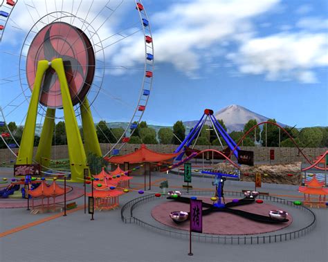 Render 3D: Render parque diversiones