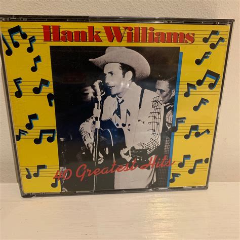 Hank Williams 40 Greatest Hits 2 Cd 407403784 ᐈ Köp På Tradera