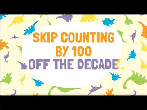 Skip Counting Within By S Off The Decade Youtube