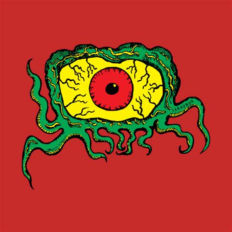 Crawling Eye Monster - Horror - T-Shirt | TeePublic