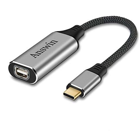 Answin Usb C To Mini Displayport K Hz Usb C Thunderbolt To Mini