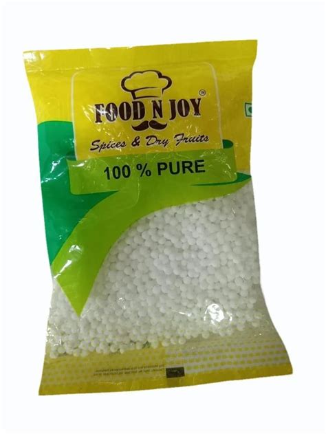 Dried Food N Joy White Sabudana Packaging Size 250 G At Rs 420 Kg In