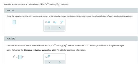 Answered Consider An Electrochemical Cell Made Bartleby