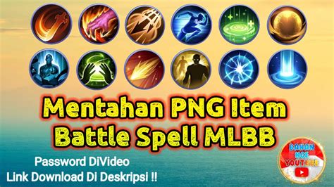 Mentahan Png Item Battle Spell Mlbb Youtube