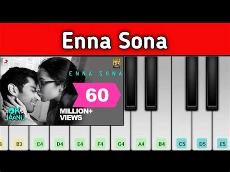 Enna Sona Ok Jaanu Mobile Piano Tutorial Youtube