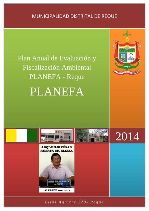 Pdf Plan Anual De Evaluaci N Y Fiscalizaci N Ambiental Planefa