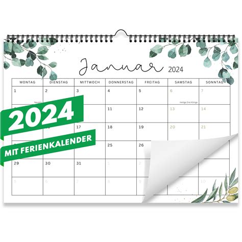 Calendrier Mural Calendrier Mensuel Au Format A Paysage