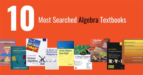 10 Most Searched Algebra Textbooks in 2025 - BookScouter Blog