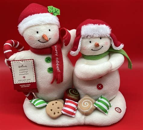 Hallmark Treatings Snowmen Plush Toy 1lpr2304 For Sale Online Ebay