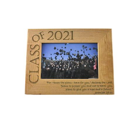 Graduation Class Custom Engraved Picture Frame - Whitetail Woodcrafters