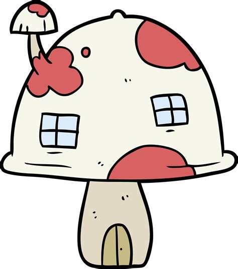 cartoon mushroom house 14005071 Vector Art at Vecteezy