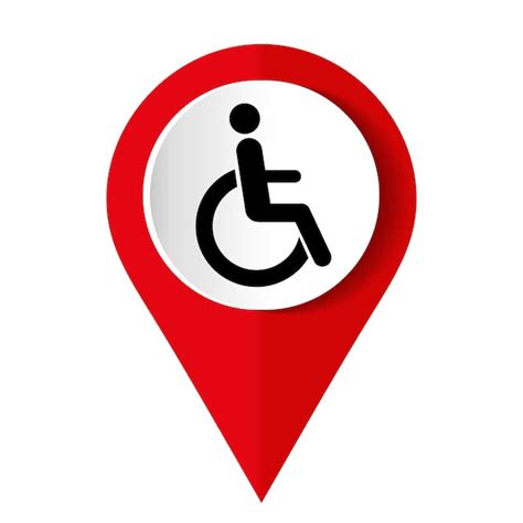 Premium Vector Disabled Sign On White Background Vector Illustration