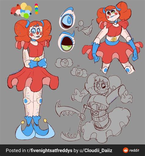 Circus Baby And Ballora Ref Sheets In 2022 Fnaf Characters Fnaf