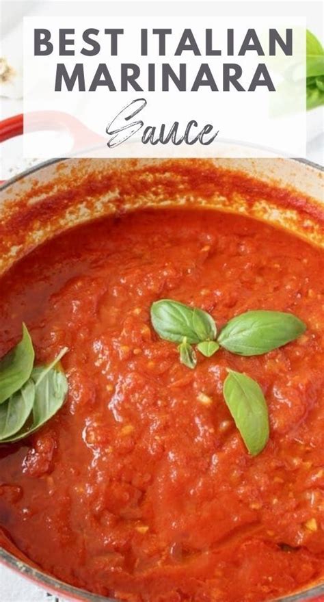 Best Italian Marinara Sauce Recipe