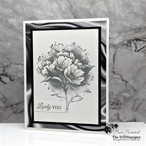 An Elegant Diy Floral Card Barb Brimhall The Bzbstamper