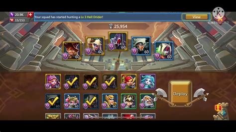 Hell Drider Monster Best F2p Heroes Line Up In Lords Mobile Heroes