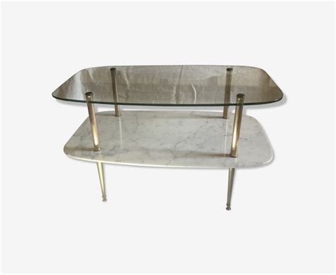 Table Basse Marbre Et Verre Ladolceviedchat Fr