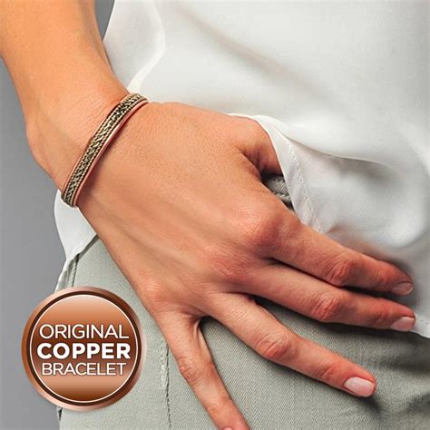 Pulsera Magn Tica Curativa De Cobre Puro Para Mujer Para Artritis T Nel