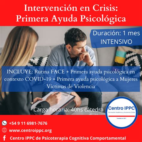 Intervención En Crisis Primera Ayuda Psicológica Centro Ippc