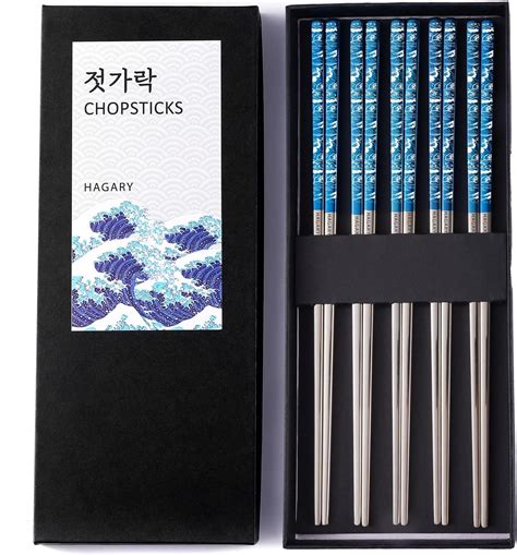 Amazon Tiicoo Metal Chopsticks Reusable Stainless Steel