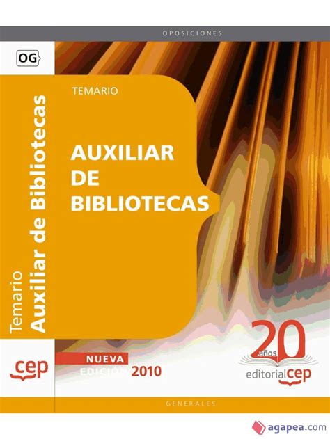 AUXILIAR DE BIBLIOTECAS TEMARIO VV AA 9788468102962