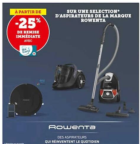 Promo Aspirateurs De La Marque Rowenta Chez Hyper U Icatalogue Fr