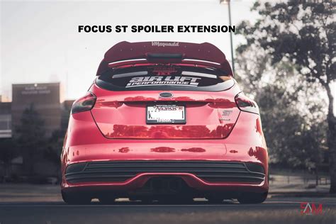 Ford Focus St Rear Spoiler Extension — Vega Motorworks