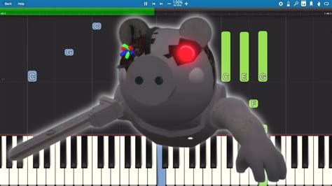 Broken Robby Theme Piano Tutorial Piggy Roblox YouTube