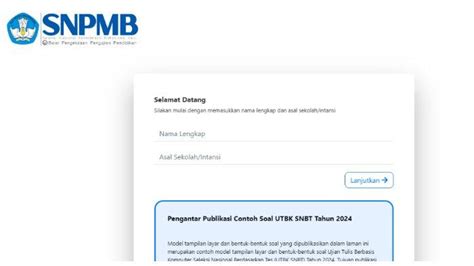 Link Simulasi UTBK SNBT 2024 Dan Cara Mengakses Latihan Soal
