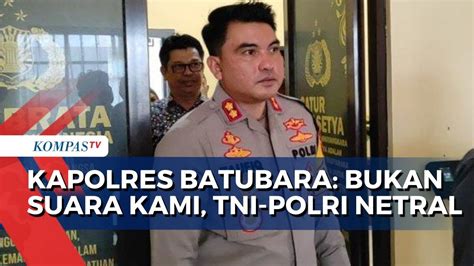 Kapolres Batubara Tegaskan Dirinya Bukan Suara Di Balik Rekaman Viral