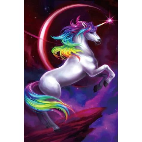 Wacydsd Puzzle Adulte Pi Ces Puzzle D Licorne Cheval De R Ve