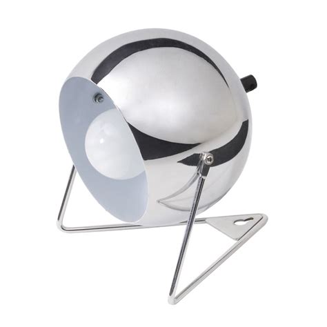 Lampada Da Comodino Bari Cromo In Metallo E14 Max 30w Ip20 Inspire