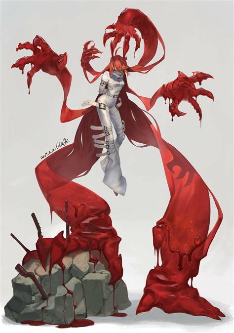 Artstation Blood Witch Na Ri Shin Character Design Cartoon