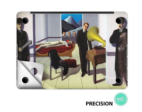 The Menaced Assassin By Rene Magritte Sticker For Macbook Premium M