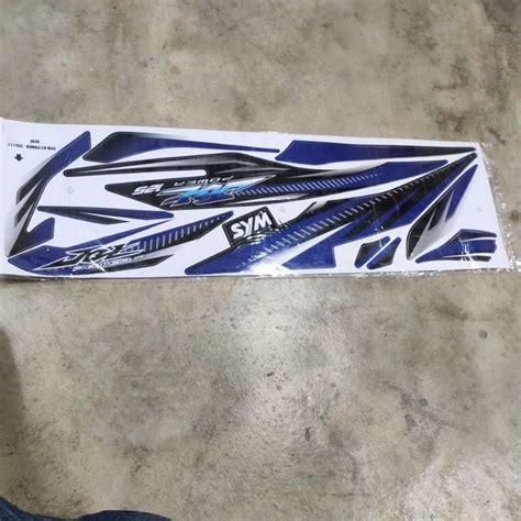 Sticker Sym Jet Power Body Stripe Cover Set 1 Sym Jet Power 125