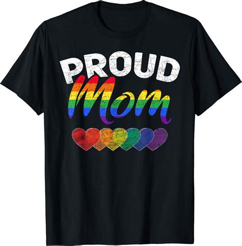 Proud Mom Lgbtq Gay Pride Queer Mothers Day T Lgbt T Shirt