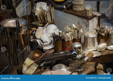 Colonial Silversmith Tools