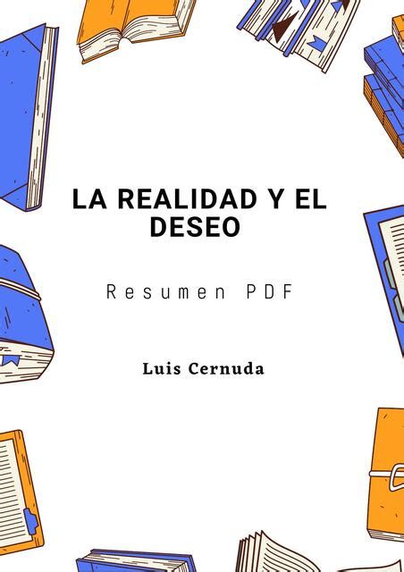 La Realidad Y El Deseo Luis Cernuda Alianza Literaria Udocz