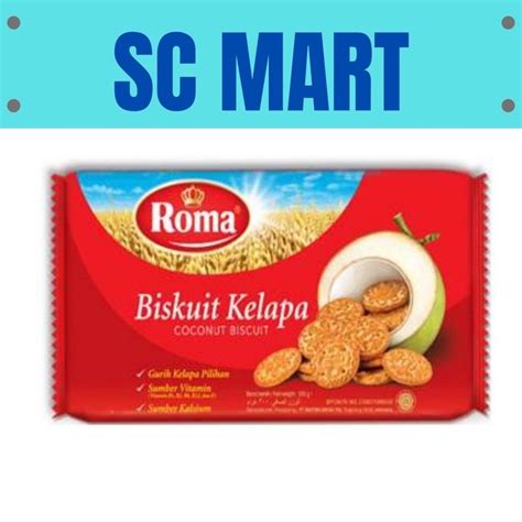 SC Roma Biskuit Kelapa Coconut Biscuit 300g Shopee Malaysia