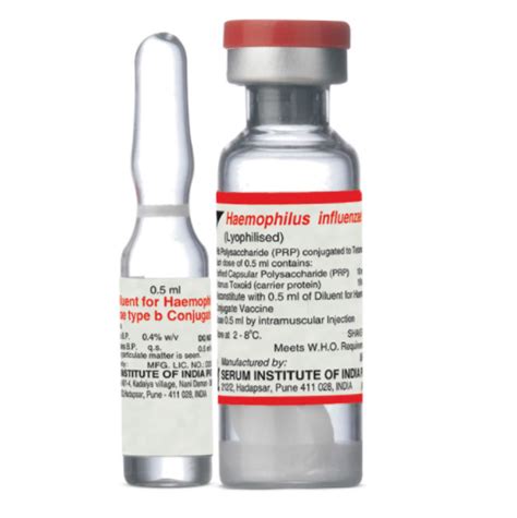 Haemophilus Influenzae Vaccine at Best Price in India