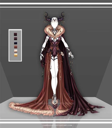 Adoptable Outfit Auction 61closed By Laminanati On Deviantart Dress