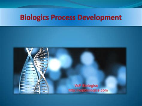 Ppt Biologics Process Development Of Protein Expression At Vxp Biologics Powerpoint