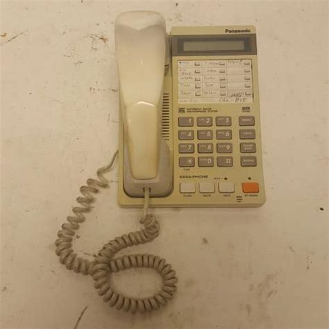 Vintage Panasonic KX T2365 Easa Phone Speaker Phone Telephone Beige EBay