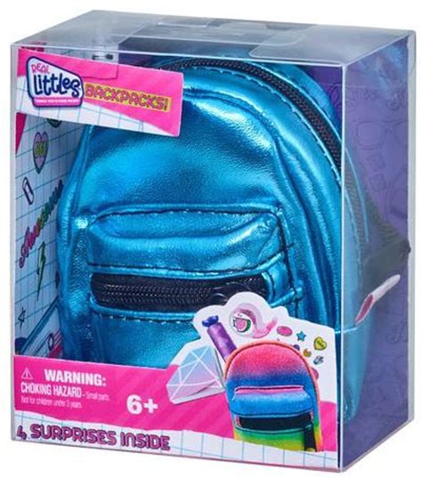 Shopkins Real Littles Backpacks Series 2 Mystery Pack 1 Random Mini Backpack 6 Surprises Moose