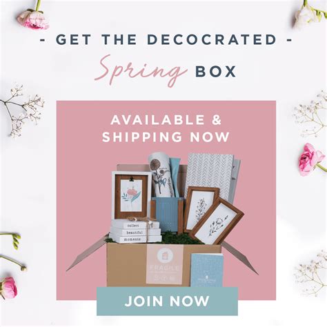 Decocrated Home Decor Subscription Box Lifestyle