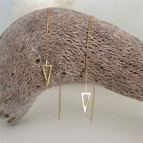 Earrings - 9ct Gold Thread Earrings