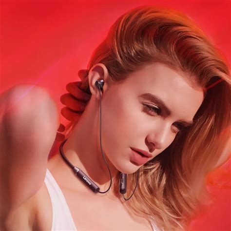 Lenovo He Magnetic Neckband Wireless Earphones Bluetooth Ipx